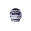 Taflit PP Doppelnippel 1" mit O-Ring
